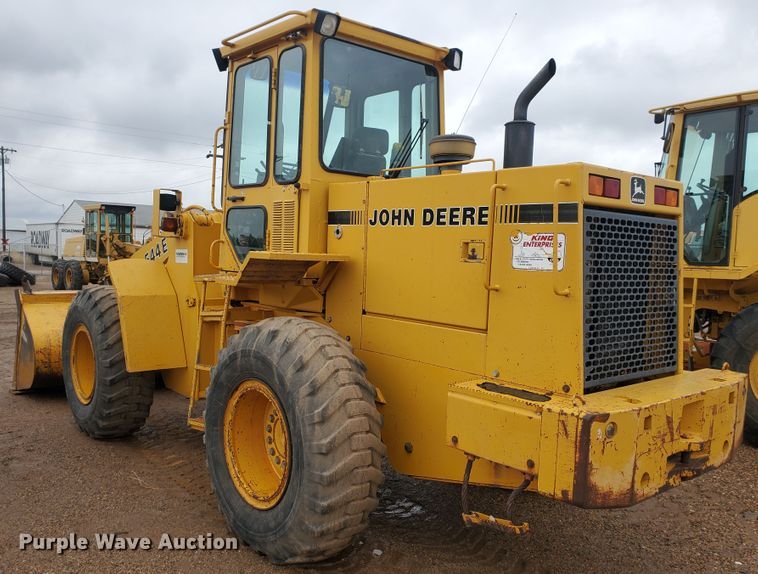 image for item DI4810 1989 John Deere 544E  wheel loader