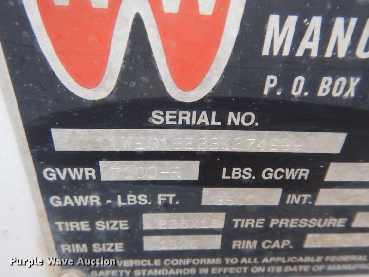 image for item DI5604 2003 W-W  enclosed cargo trailer