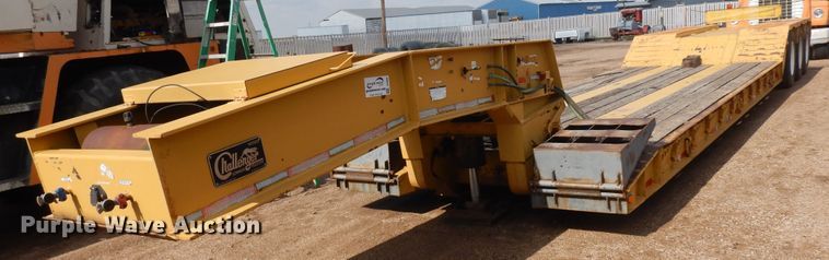 image for item DI5608 2003 Witzco Challenger RG-50  lowboy equipment trailer