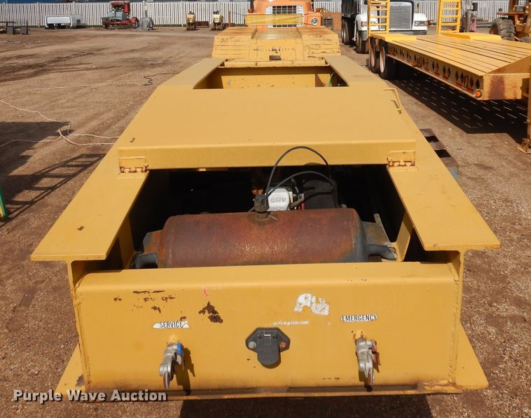 image for item DI5608 2003 Witzco Challenger RG-50  lowboy equipment trailer