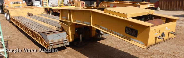 image for item DI5608 2003 Witzco Challenger RG-50  lowboy equipment trailer