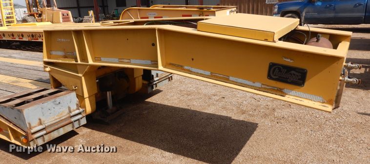 image for item DI5608 2003 Witzco Challenger RG-50  lowboy equipment trailer