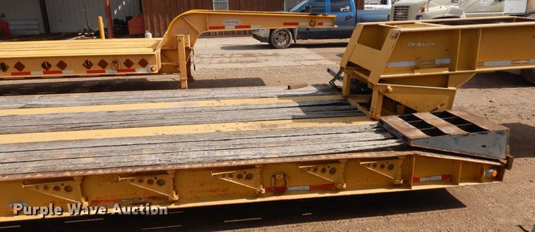 image for item DI5608 2003 Witzco Challenger RG-50  lowboy equipment trailer
