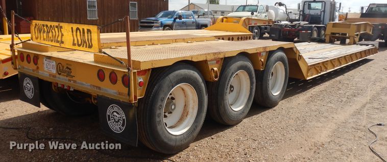 image for item DI5608 2003 Witzco Challenger RG-50  lowboy equipment trailer