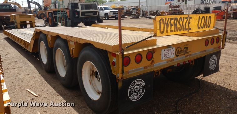 image for item DI5608 2003 Witzco Challenger RG-50  lowboy equipment trailer