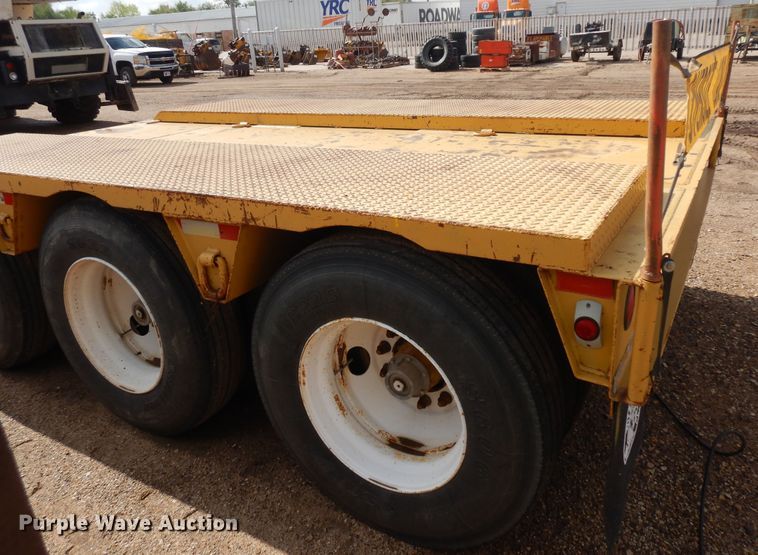image for item DI5608 2003 Witzco Challenger RG-50  lowboy equipment trailer