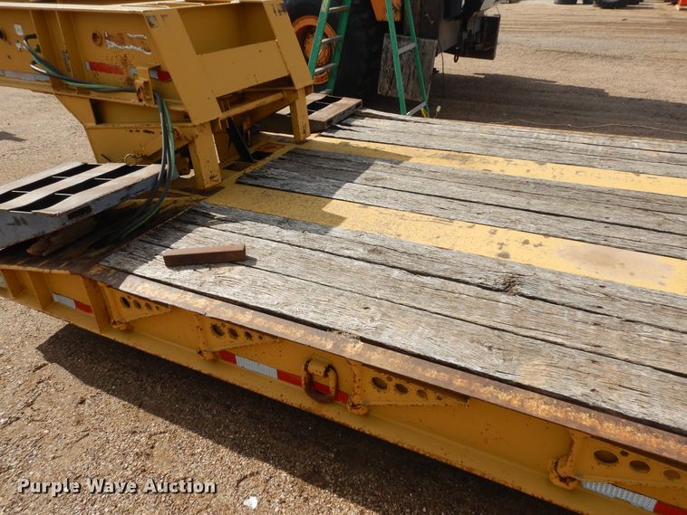 image for item DI5608 2003 Witzco Challenger RG-50  lowboy equipment trailer