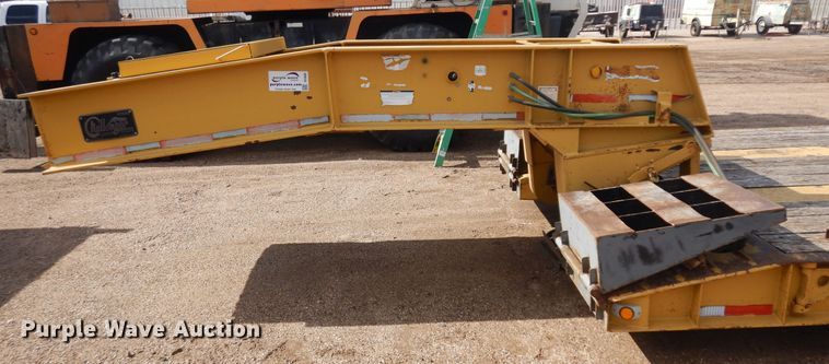 image for item DI5608 2003 Witzco Challenger RG-50  lowboy equipment trailer