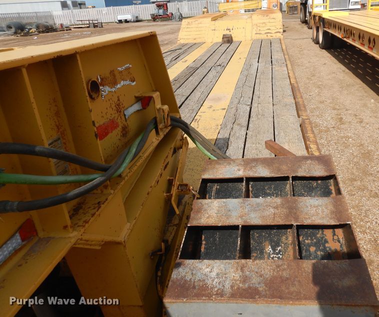 image for item DI5608 2003 Witzco Challenger RG-50  lowboy equipment trailer