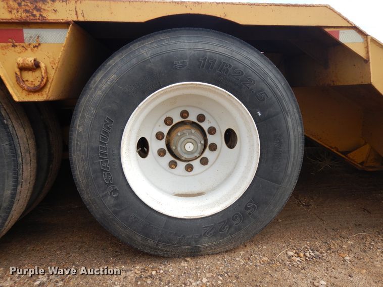 image for item DI5608 2003 Witzco Challenger RG-50  lowboy equipment trailer