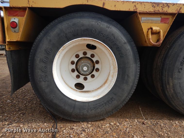 image for item DI5608 2003 Witzco Challenger RG-50  lowboy equipment trailer