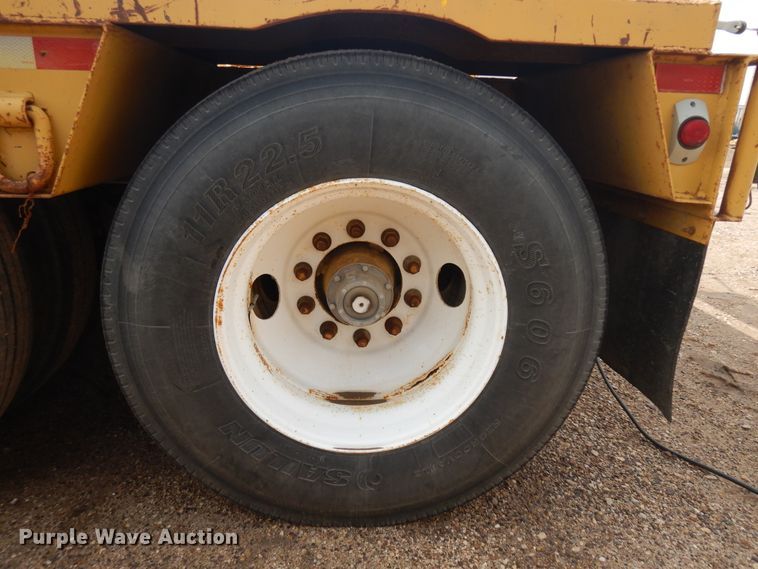 image for item DI5608 2003 Witzco Challenger RG-50  lowboy equipment trailer