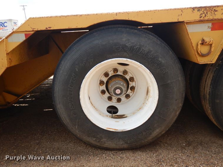 image for item DI5608 2003 Witzco Challenger RG-50  lowboy equipment trailer