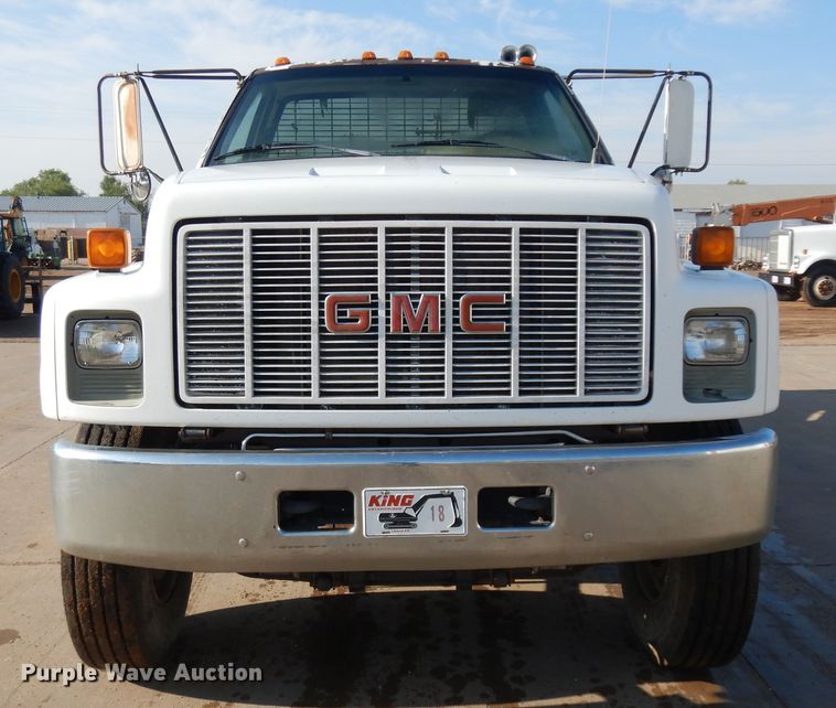 image for item GR9439 1990 GMC TopKick C6000  dump flatbed truck