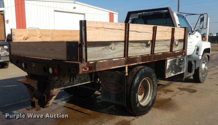 image for item GR9439 1990 GMC TopKick C6000  dump flatbed truck