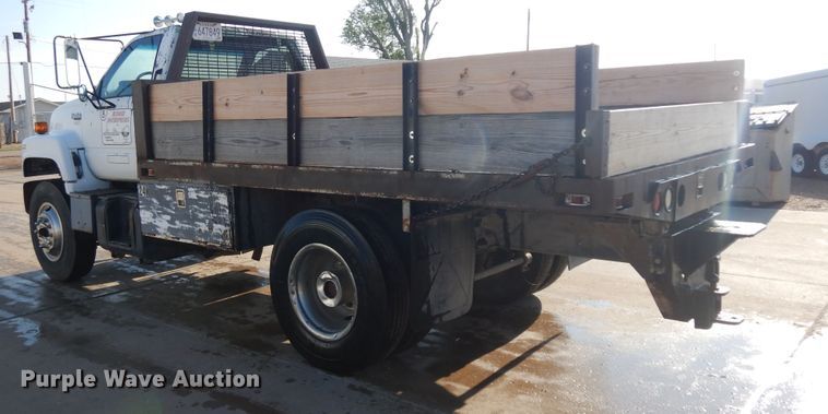 image for item GR9439 1990 GMC TopKick C6000  dump flatbed truck
