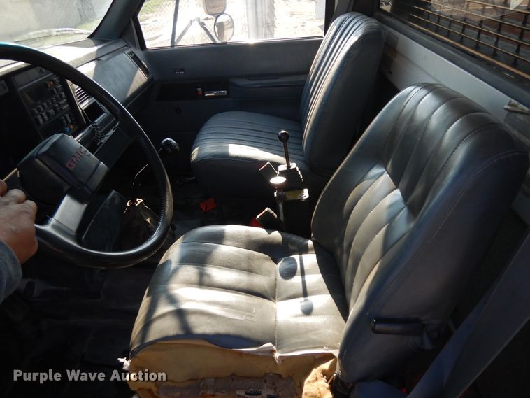 image for item GR9439 1990 GMC TopKick C6000  dump flatbed truck