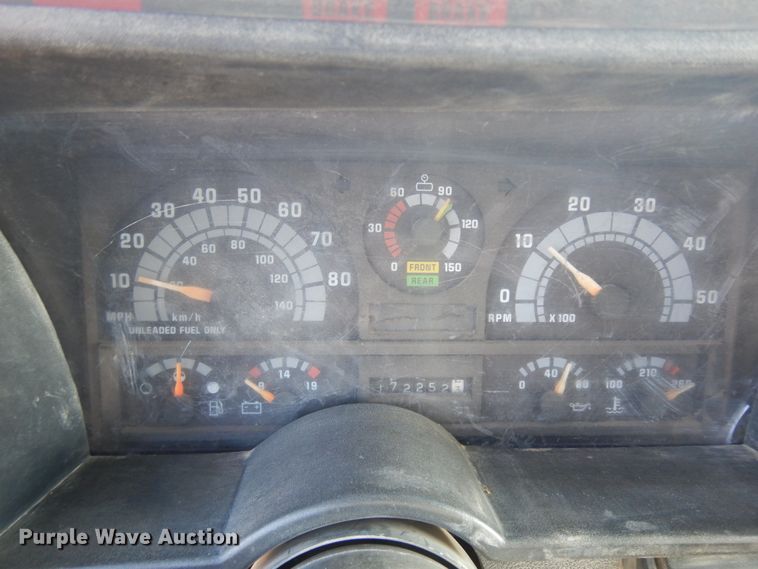 image for item GR9439 1990 GMC TopKick C6000  dump flatbed truck