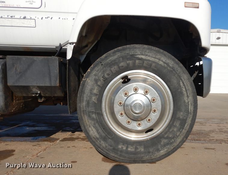 image for item GR9439 1990 GMC TopKick C6000  dump flatbed truck