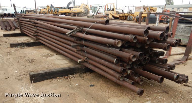 image for item HI9130 Approximately 82 joints of 3.5" diameter gas pipe