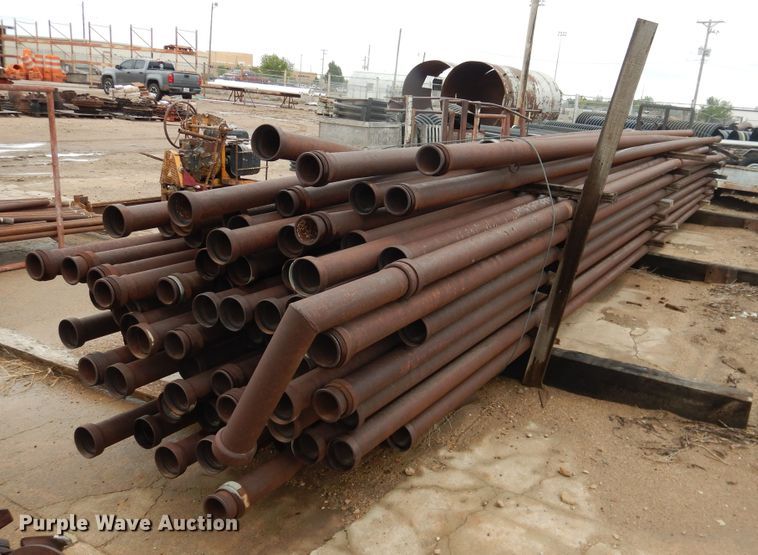 image for item HI9130 Approximately 82 joints of 3.5" diameter gas pipe