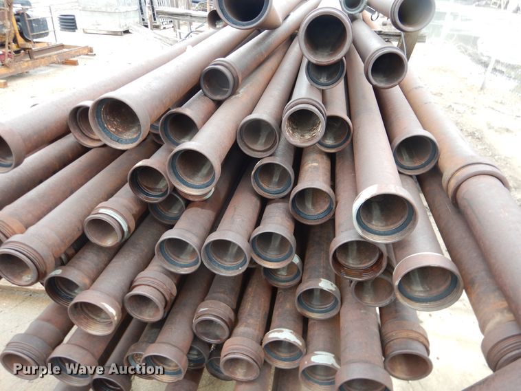 image for item HI9130 Approximately 82 joints of 3.5" diameter gas pipe