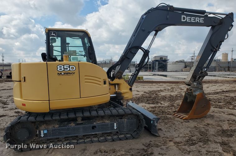 image for item HS9033 2012 John Deere 85D  mini excavator