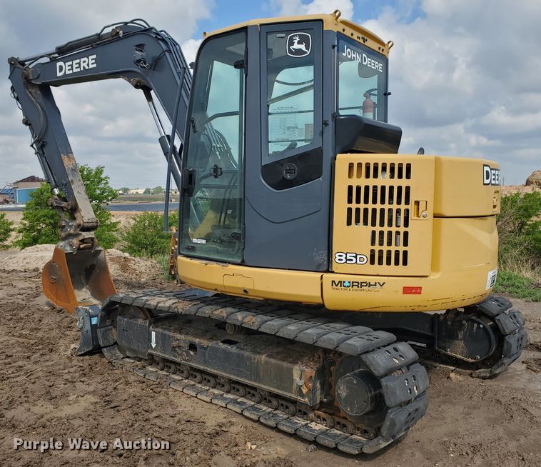 image for item HS9033 2012 John Deere 85D  mini excavator