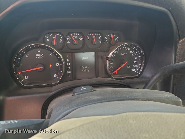 image for item ID9823 2015 Chevrolet Silverado 2500HD  Crew Cab utility bed pickup truck