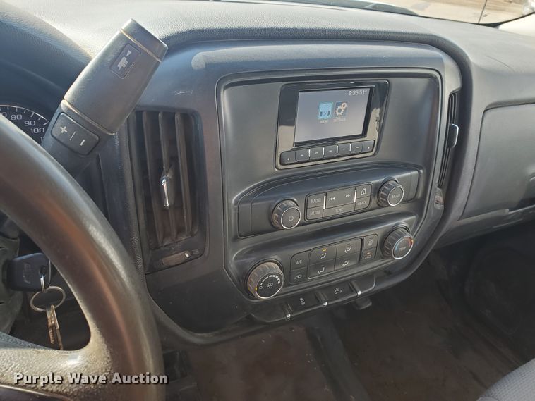 image for item ID9823 2015 Chevrolet Silverado 2500HD  Crew Cab utility bed pickup truck