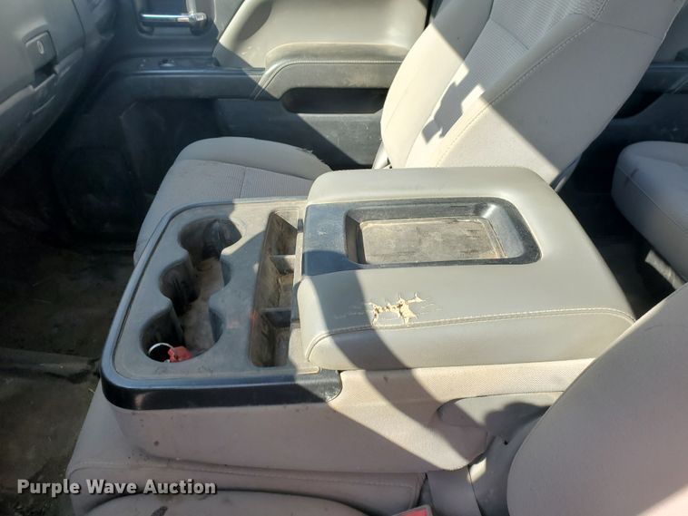 image for item ID9823 2015 Chevrolet Silverado 2500HD  Crew Cab utility bed pickup truck