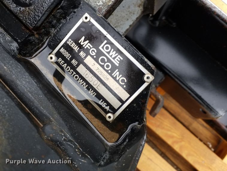 image for item ID9828 Lowe 1650E skid steer auger