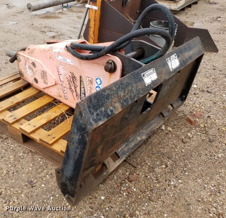 image for item ID9830 Stanley MB-356 skid steer breaker