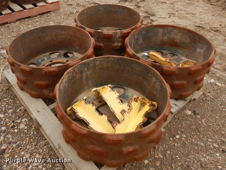image for item ID9868 (4) trench compactor padfoot drums