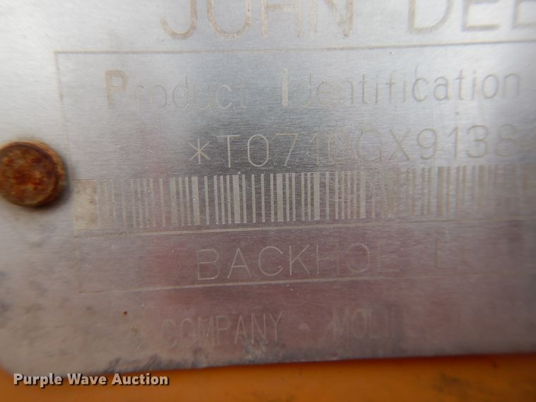 image for item DL0281 2003 John Deere 710G  backhoe