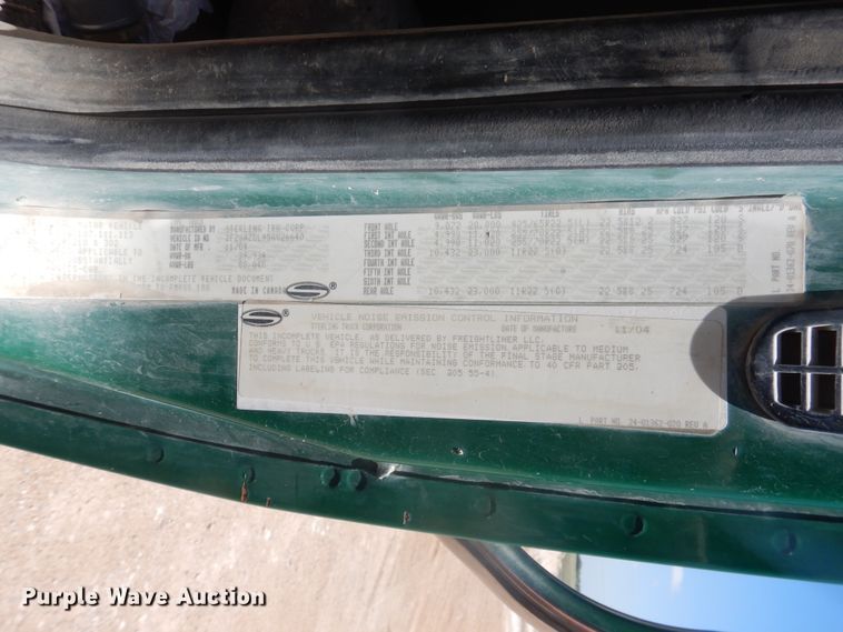 image for item DL0328 2005 Sterling LT9  ready mix truck