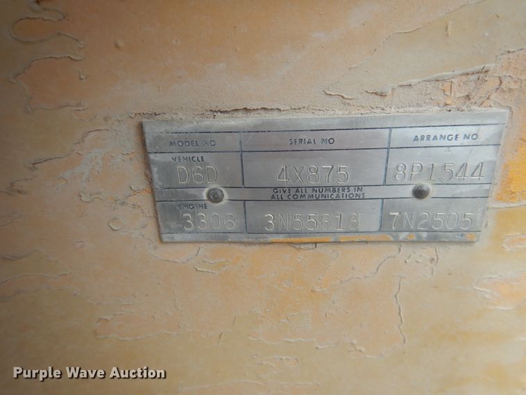 image for item FI9100 Caterpillar D6D  dozer