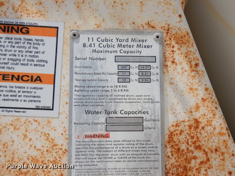 image for item GC9960 2004 Sterling L-Line  ready mix truck