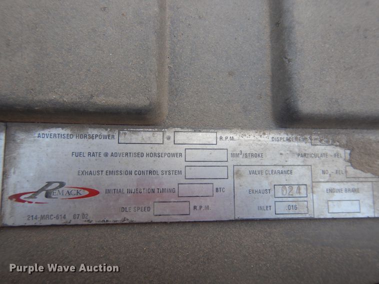 image for item HI9806 2001 Mack RB690S  ready mix truck