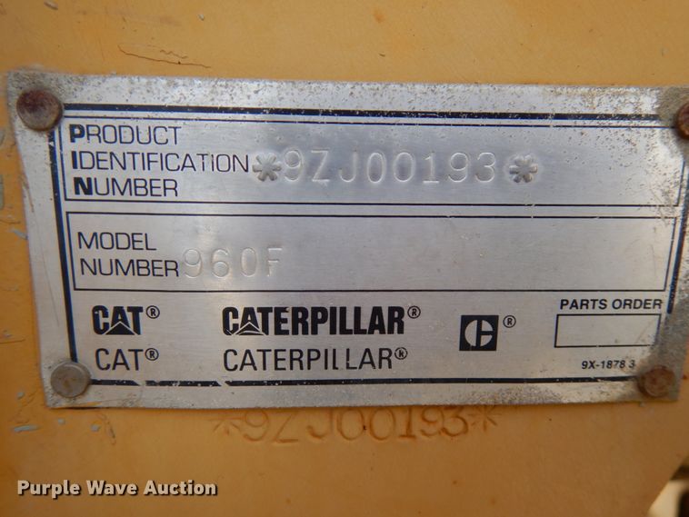 image for item IT9353 1994 Caterpillar 960F  wheel loader