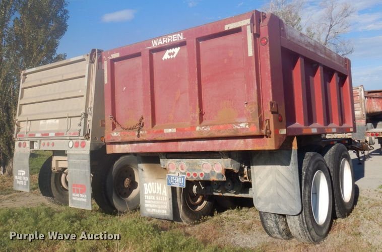 image for item KA9008 2004 Warren PDT-12  end dump trailer