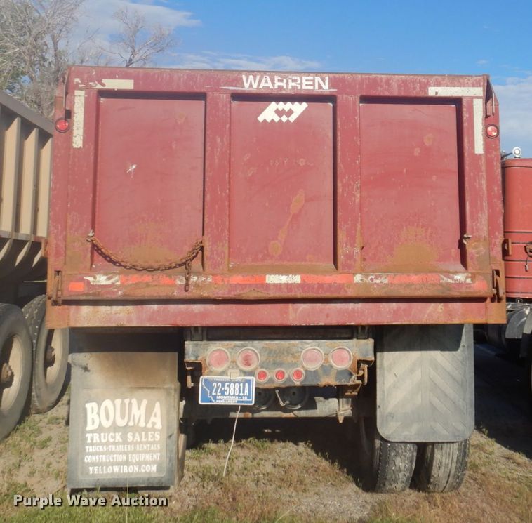 image for item KA9008 2004 Warren PDT-12  end dump trailer