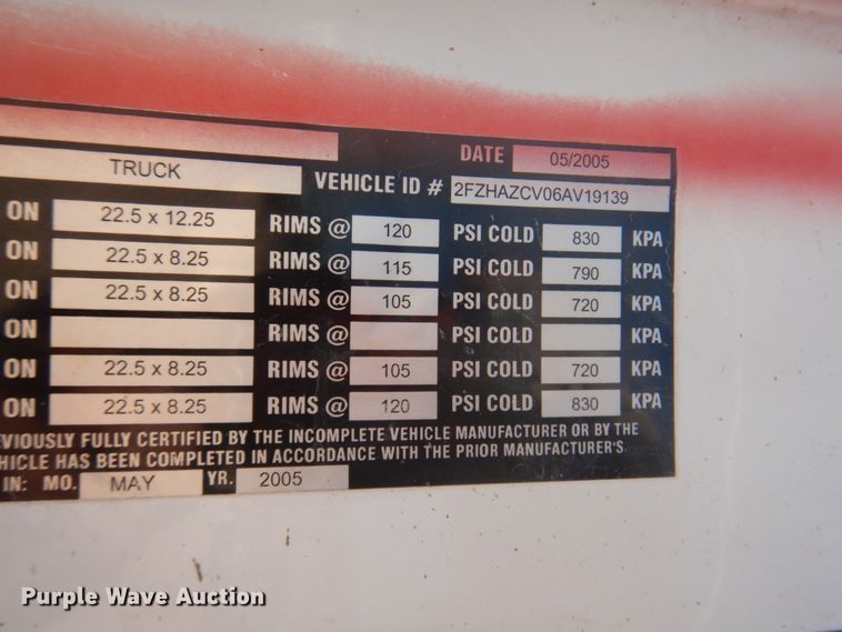 image for item KA9015 2006 Sterling L-Line  ready mix truck