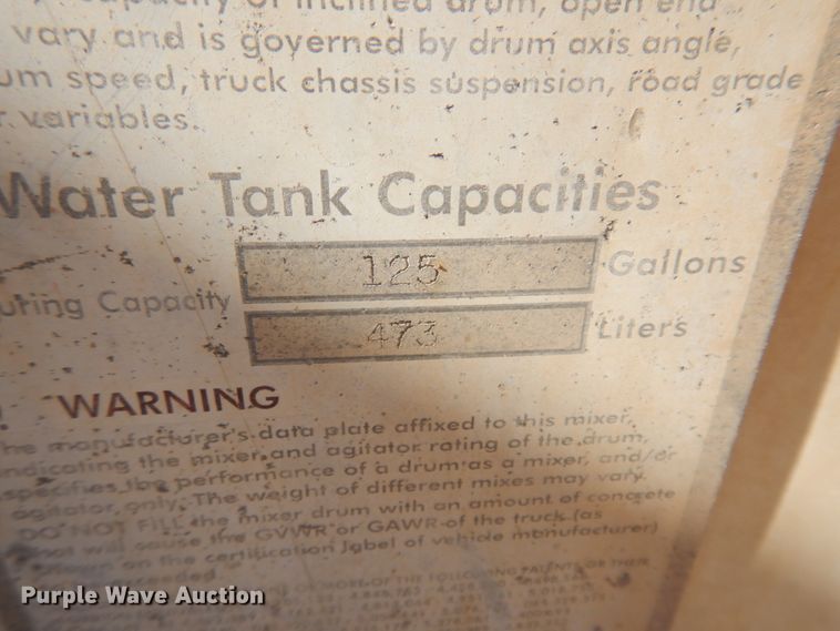 image for item KA9021 2001 Kenworth W900B  ready mix truck