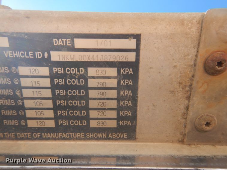 image for item KA9021 2001 Kenworth W900B  ready mix truck