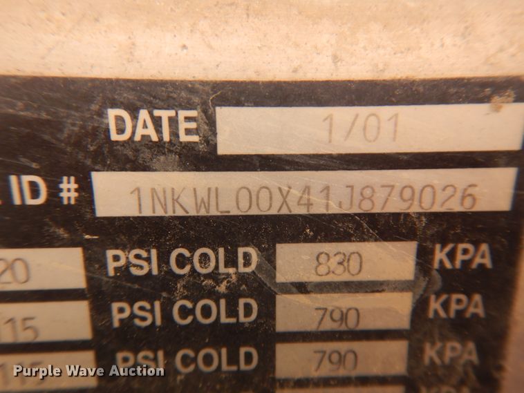 image for item KA9021 2001 Kenworth W900B  ready mix truck