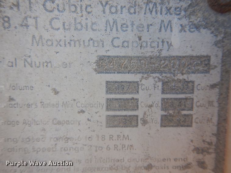 image for item KA9024 2003 Kenworth W900B  ready mix truck