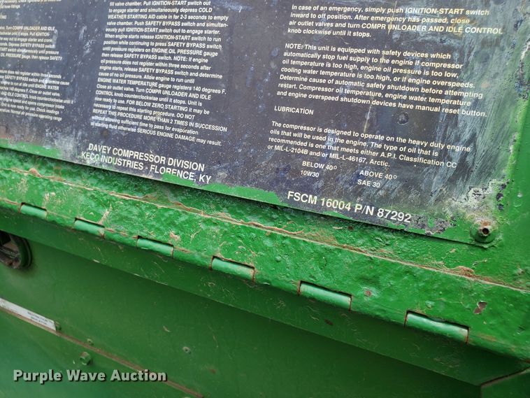 image for item DI5134 Davey  air compressor