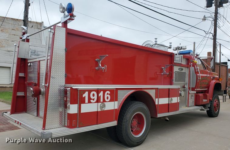 image for item DI5153 1985 Chevrolet C70  pumper fire truck