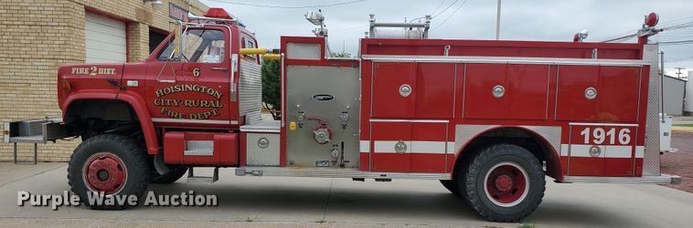 image for item DI5153 1985 Chevrolet C70  pumper fire truck